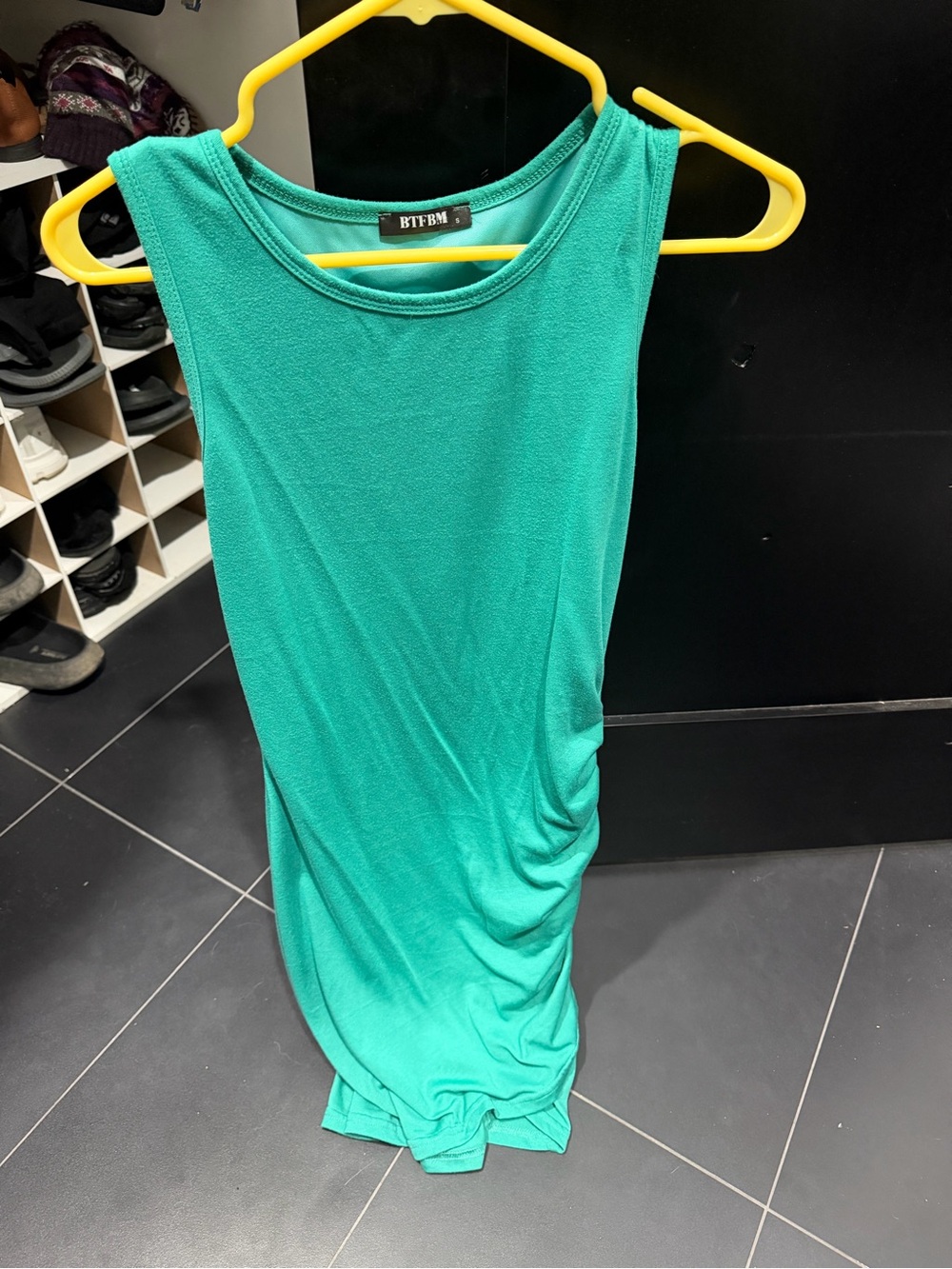 BTFBM Teal Sleeveless Women's Dress - Picture 1 of 3